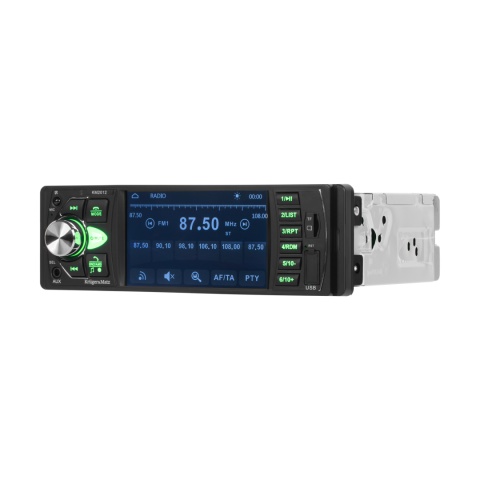 Radio samochodowe Kruger&Matz Bluetooth 4" AUX gniazdo kamery cofania 1 DIN