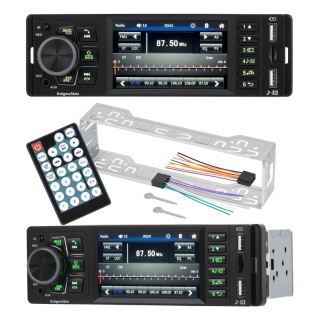 Radio samochodowe Kruger&Matz Bluetooth 4" AUX gniazdo kamery cofania 1 DIN