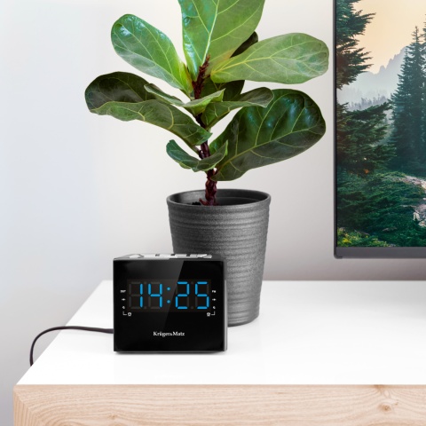 Radiobudzik FM LED alarm Kruger&Matz KM 821