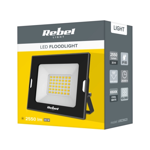 Reflektor LED 30W Rebel 6500K 230V 2550lm Reflektor LED 30W Rebel 6500K 230V 2550lm