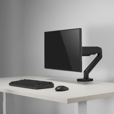 Elegancki uchwyt do monitora Cabletech 17" - 32" ruchomy 9 kg do blatu Elegancki uchwyt do monitora Cabletech 17" - 32" ruchomy 9 kg do blatu