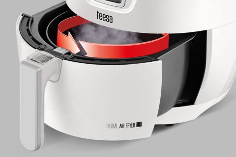 Frytkownica beztłuszczowa Teesa AIR FRYER 3.2L 1400W wyświetlacz LCD