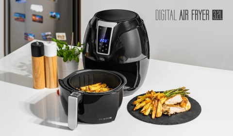 Frytkownica beztłuszczowa Teesa AIR FRYER 3.2L 1400W wyświetlacz LCD