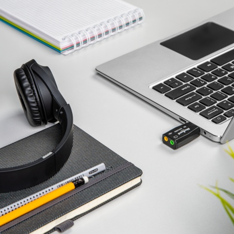 Karta dźwiękowa USB 3D Sound Virtual 5.1 Sound plug and play Rebel