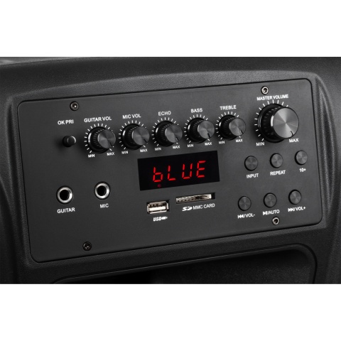 Kolumna aktywna karaoke gitara 120W BT SD USB FM Akumulator 2x MIKROFON Kolumna aktywna karaoke gitara 120W BT SD USB FM Akumulator 2x MIKROFON