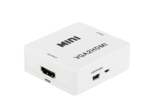Konwerter sygnału Cabletech VGA do HDMI z funkcją audio - Plug&Play