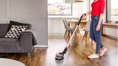 Mop elektryczny Teesa POWER CLEAN zbiornik LED