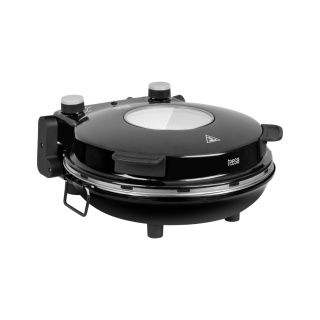 Piec do pizzy Teesa 400°C 1200W kamień okienko 2 łopatki