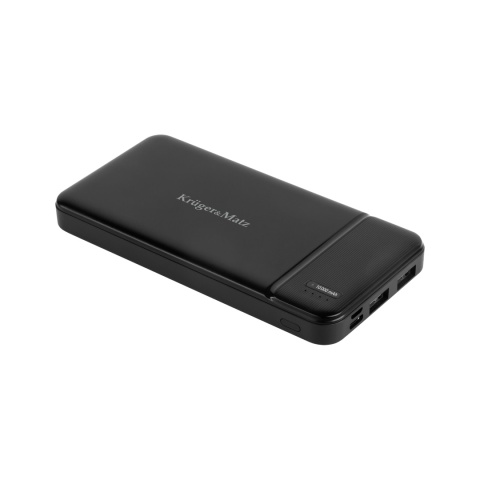 Power bank 10000mAh 2xUSB USB-C kabel KrugerMatz Power bank 10000mAh 2xUSB USB-C kabel KrugerMatz