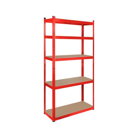Regał metalowy magazynowy 2w1 5 półek garażowy 180x90x40cm 750kg Rebel Regał metalowy magazynowy 2w1 5 półek garażowy 180x90x40cm 750kg Rebel