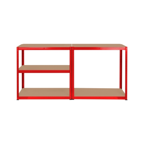 Regał metalowy magazynowy 2w1 5 półek garażowy 180x90x40cm 750kg Rebel Regał metalowy magazynowy 2w1 5 półek garażowy 180x90x40cm 750kg Rebel
