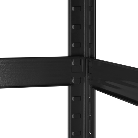 Regał metalowy magazynowy 2w1 5 półek garażowy 180x90x40cm 750kg Rebel Regał metalowy magazynowy 2w1 5 półek garażowy 180x90x40cm 750kg Rebel