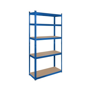 Regał metalowy magazynowy 2w1 5 półek garażowy 180x90x40cm 750kg Rebel