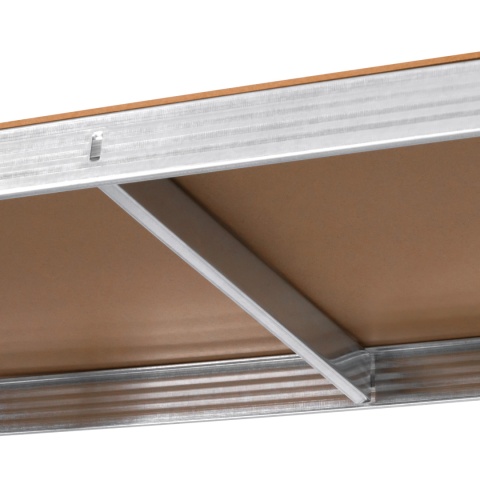 Regał metalowy magazynowy 2w1 5 półek garażowy 180x90x40cm 750kg Rebel Regał metalowy magazynowy 2w1 5 półek garażowy 180x90x40cm 750kg Rebel
