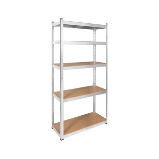 Regał metalowy magazynowy 2w1 5 półek garażowy 180x90x40cm 750kg Rebel