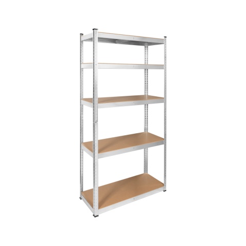Regał metalowy magazynowy 2w1 5 półek garażowy 180x90x40cm 750kg Rebel Regał metalowy magazynowy 2w1 5 półek garażowy 180x90x40cm 750kg Rebel