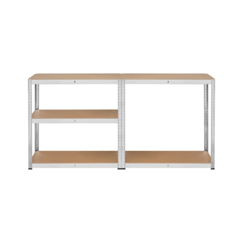 Regał metalowy magazynowy 2w1 5 półek garażowy 180x90x40cm 750kg Rebel Regał metalowy magazynowy 2w1 5 półek garażowy 180x90x40cm 750kg Rebel