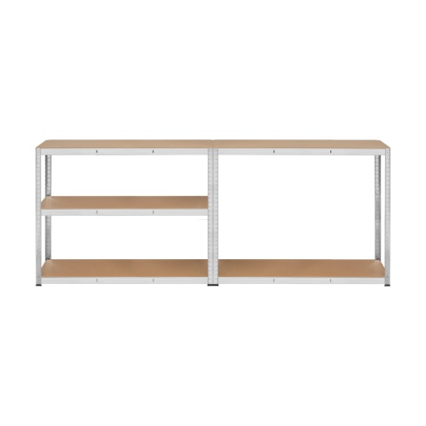 Regał metalowy magazynowy 2w1 5 półek garażowy 205x120x45cm 750kg Rebel Regał metalowy magazynowy 2w1 5 półek garażowy 205x120x45cm 750kg Rebel