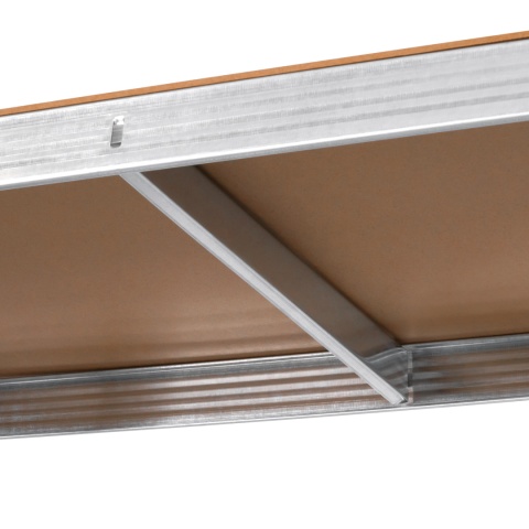 Regał metalowy magazynowy 2w1 5 półek garażowy 205x120 x45cm 875kg Rebel Regał metalowy magazynowy 2w1 5 półek garażowy 205x120 x45cm 875kg Rebel