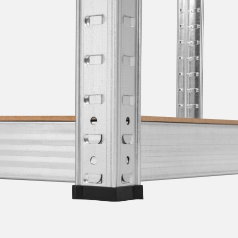 Regał metalowy magazynowy narożny 5 półek garażowy180x40x70cm 875kg Rebel Regał metalowy magazynowy narożny 5 półek garażowy180x40x70cm 875kg Rebel