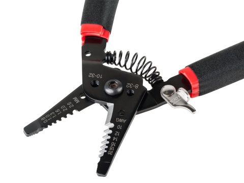 Ściągacz izolacji kabla Rebel Tools ostre precyzyjne hartowane szczęki Ściągacz izolacji kabla Rebel Tools ostre precyzyjne hartowane szczęki
