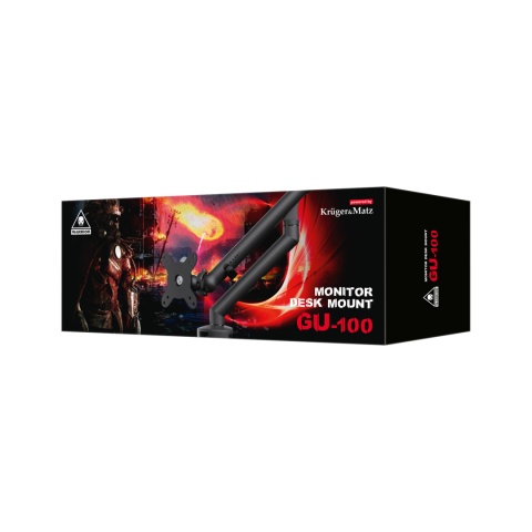 Uchwyt do monitora TV Warrior GU-100 regulowany max 35" pion/poziom 90° Uchwyt do monitora TV Warrior GU-100 regulowany max 35" pion/poziom 90°