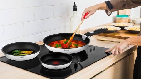 Zestaw 3 patelni z odłączaną rączką Teesa FRYING PANS SINGLE HAND