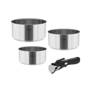 Zestaw garnków TEESA COOK EXPERT SINGLE HAND
