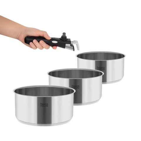 Zestaw garnków TEESA COOK EXPERT SINGLE HAND