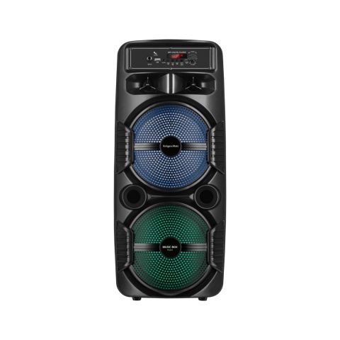 Głośnik Bluetooth LED Boombox karaoke USB AUX 10W Kruger&Matz Głośnik Bluetooth LED Boombox karaoke USB AUX 10W Kruger&Matz