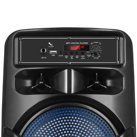 Głośnik Bluetooth LED Boombox karaoke USB AUX 10W Kruger&Matz Głośnik Bluetooth LED Boombox karaoke USB AUX 10W Kruger&Matz