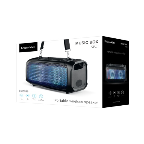 Głośnik Bluetooth micro SD USB AUX Kruger&Matz Głośnik Bluetooth micro SD USB AUX Kruger&Matz