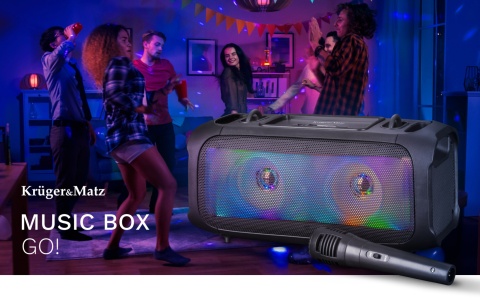 Głośnik Bluetooth micro SD USB AUX Kruger&Matz Głośnik Bluetooth micro SD USB AUX Kruger&Matz