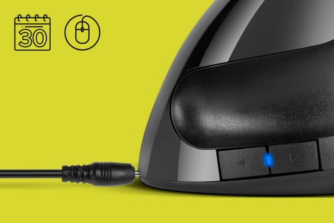 Mysz pionowa bezprzewodowa ergonomiczna myszka wertykalna BT USB Rebel Mysz pionowa bezprzewodowa ergonomiczna myszka wertykalna BT USB Rebel