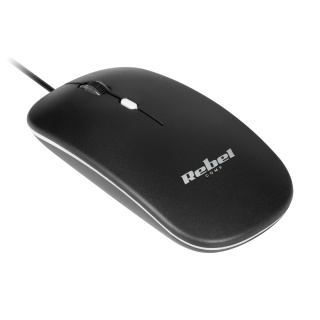 Mysz przewodowa Rebel WDM210 sensor 800/1000/1200 dpi