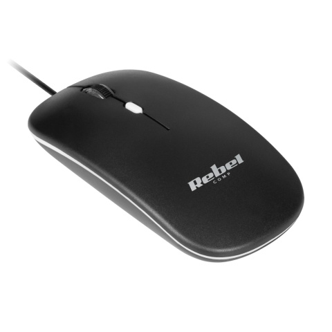 Mysz przewodowa Rebel WDM210 sensor 800/1000/1200 dpi Mysz przewodowa Rebel WDM210 sensor 800/1000/1200 dpi