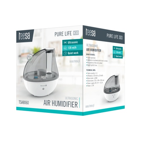 Nawilżacz powietrza Teesa PURE LIFE ultradźwiękowy