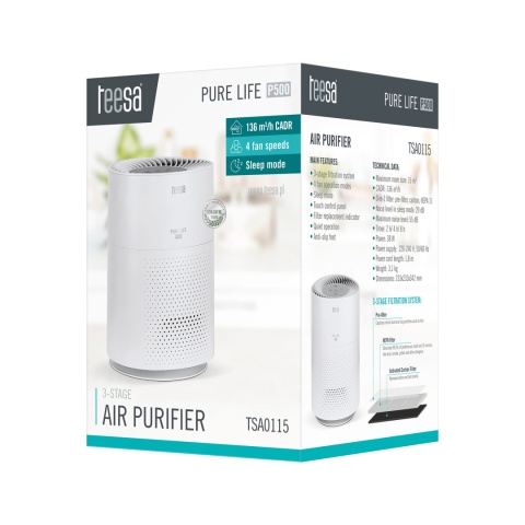Oczyszczacz powietrza Teesa Pure Life P500 HEPA