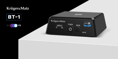 Odbiornik nadajnik Bluetooth Kruger&Matz apt-X Odbiornik nadajnik Bluetooth Kruger&Matz apt-X