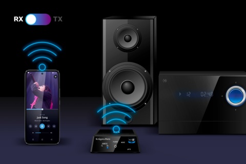 Odbiornik nadajnik Bluetooth Kruger&Matz apt-X Odbiornik nadajnik Bluetooth Kruger&Matz apt-X