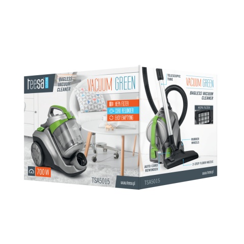 Odkurzacz bezworkowy Teesa VACUUM GREEN
