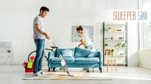 Odkurzacz pionowy 2w1 przewodowy HEPA Teesa Sweeper 500W