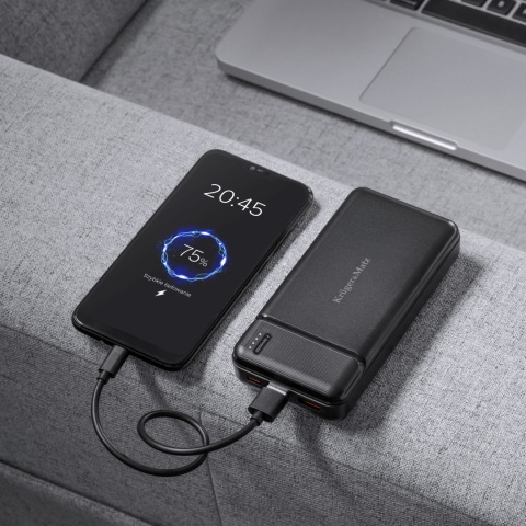 POWER BANK Kruger&Matz 20000 mAh Li-pol z funkcją QC oraz PD POWER BANK Kruger&Matz 20000 mAh Li-pol z funkcją QC oraz PD