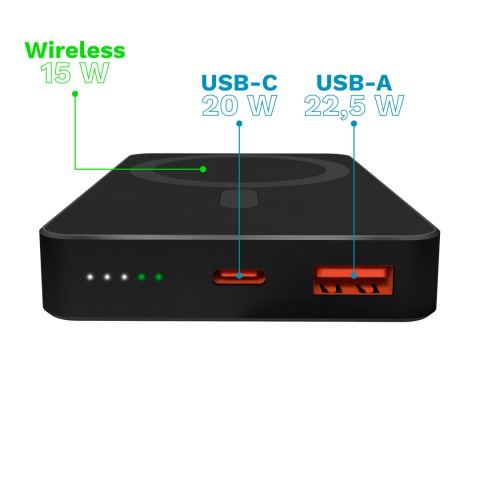 POWER BANK indukcyjny Kruger&Matz 10000 mAh Mag Safe