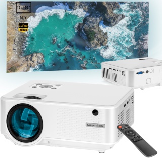Projektor LED Full HD USB AUX 120' Kruger&Matz