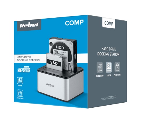 Stacja dokująca dysków HDD/ SSD