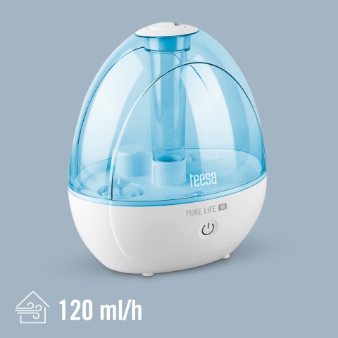 Ultradźwiękowy nawilżacz powietrza TEESA PURE LIFE 40 cichy lampka automat