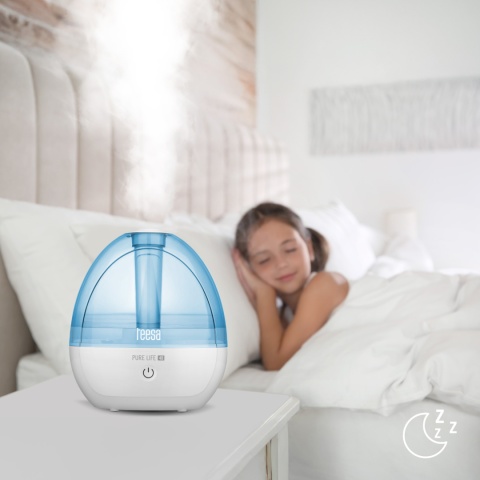 Ultradźwiękowy nawilżacz powietrza TEESA PURE LIFE 40 cichy lampka automat