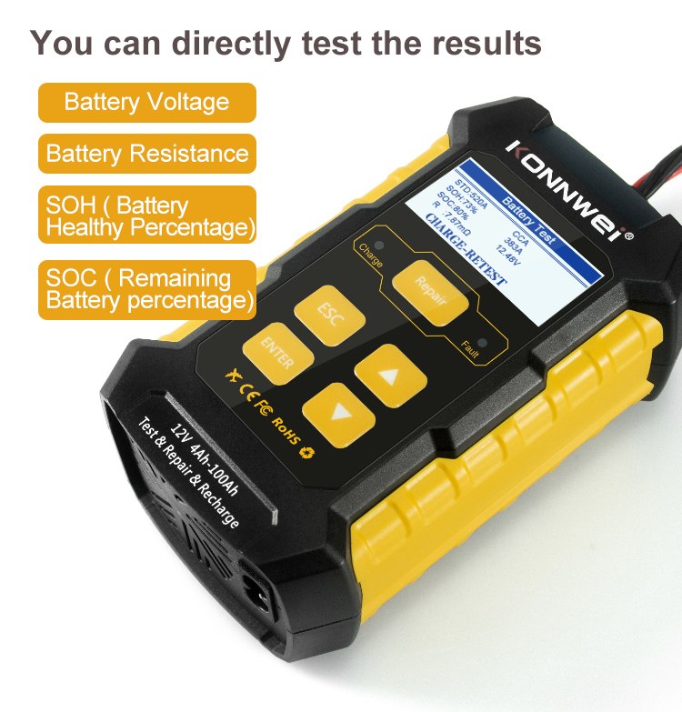 Konnwei KW510 Tester baterii Konnwei KW510